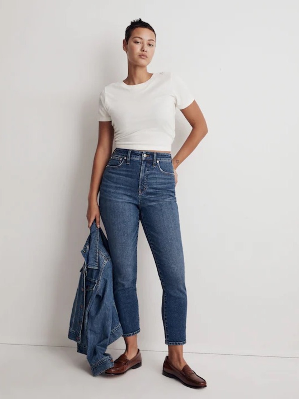 Madewell The Curvy Perfect Vintage Jean Manorford Wash Size 28